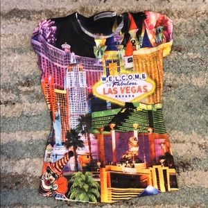 Girls Las Vegas short sleeve shirt NWOT